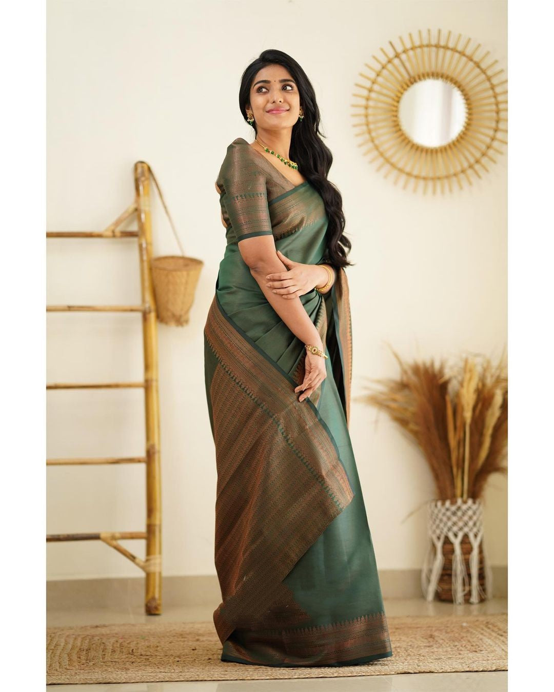 Kuppadam pattu sarees | Kanchi & pattu kuppadam saree online from weavers |  TPKH01347